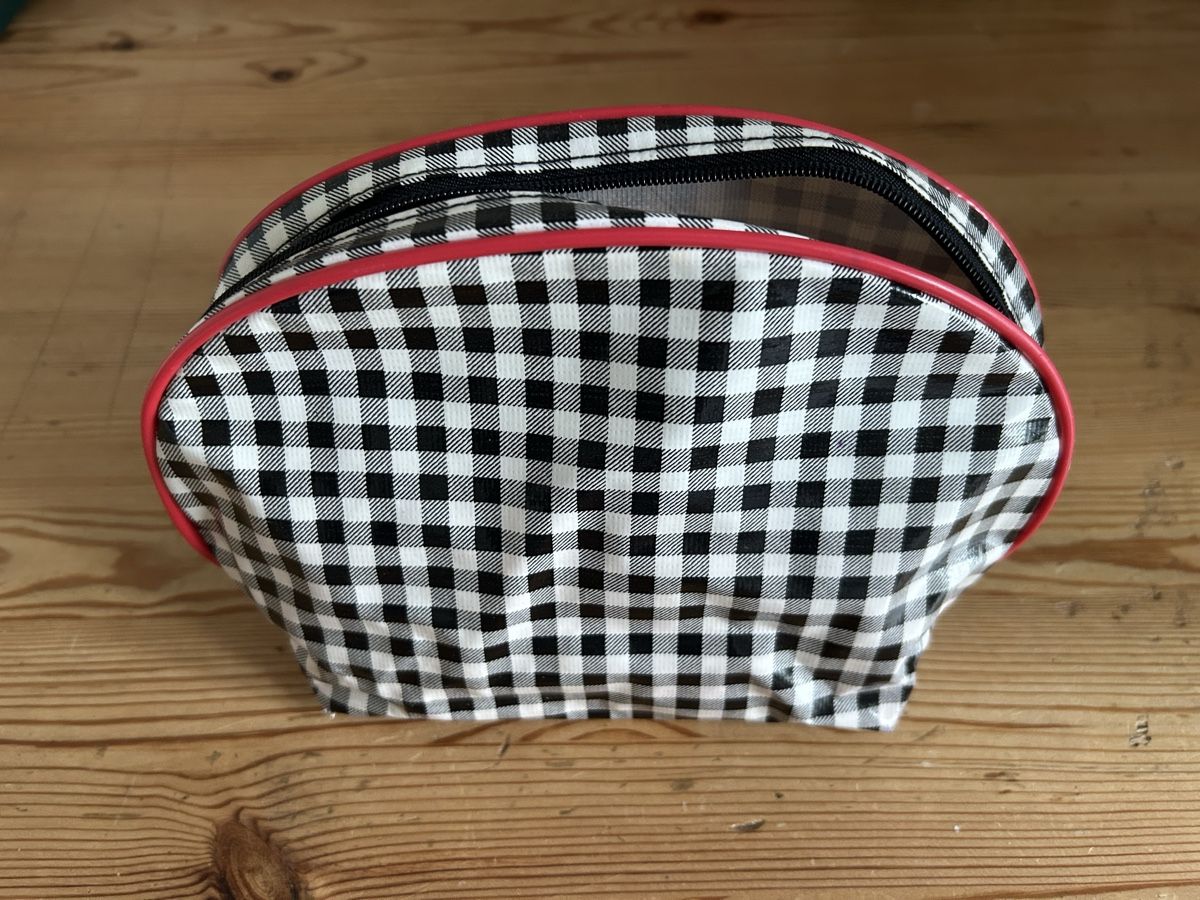 Custodie per cosmetici: Necessaire, PTALE, schwarz/weiss kariert – Usato da Zürich venduto da Lolaa123 1