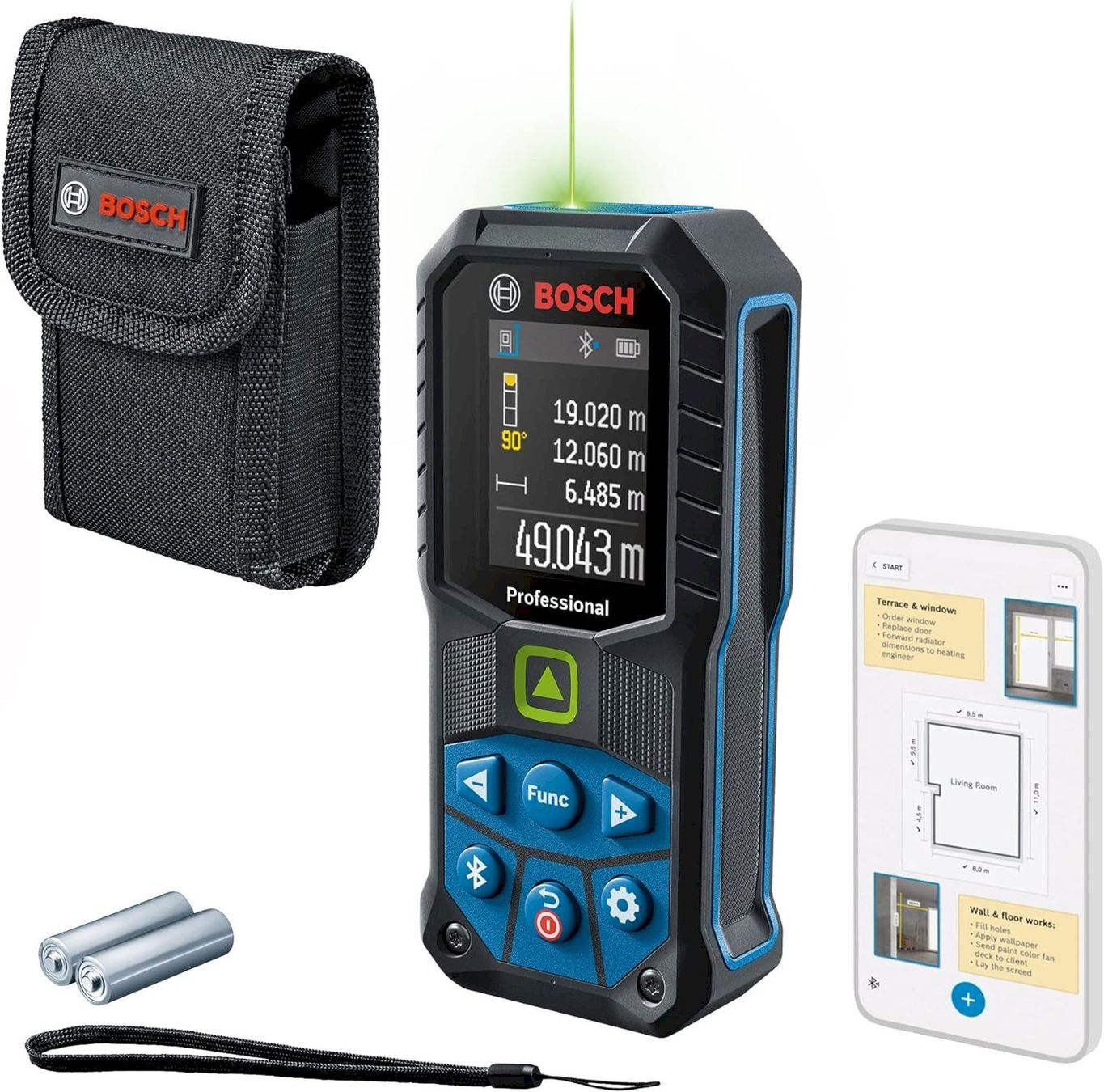 Misurare: Bosch GLM50-27CG Laser-Entfernungsmesser – Nuovo e nell'imballaggio originale da Bottighofen venduto da zaap