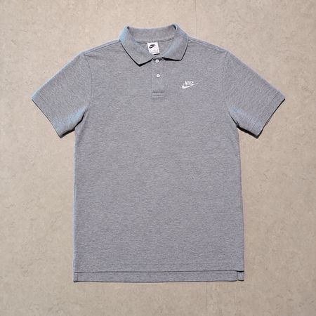 Nike Poloshirt grau meliert – Grösse M