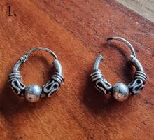 Creolen Ohrring Nasenring Piercing Boho Bali Bohemian Silber