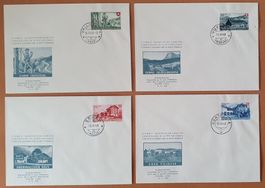 FDC Pro Patria 1948, B38-B41, Komitee-FDC's