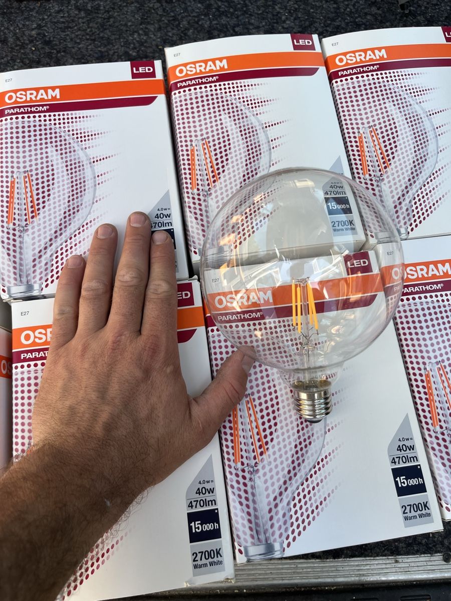 Osram Lampade: 23 x Osram Parathom LED Globe E27 4W 470lm 2700K  – Nuovo e nell'imballaggio originale da Bern venduto da fotolog111 3