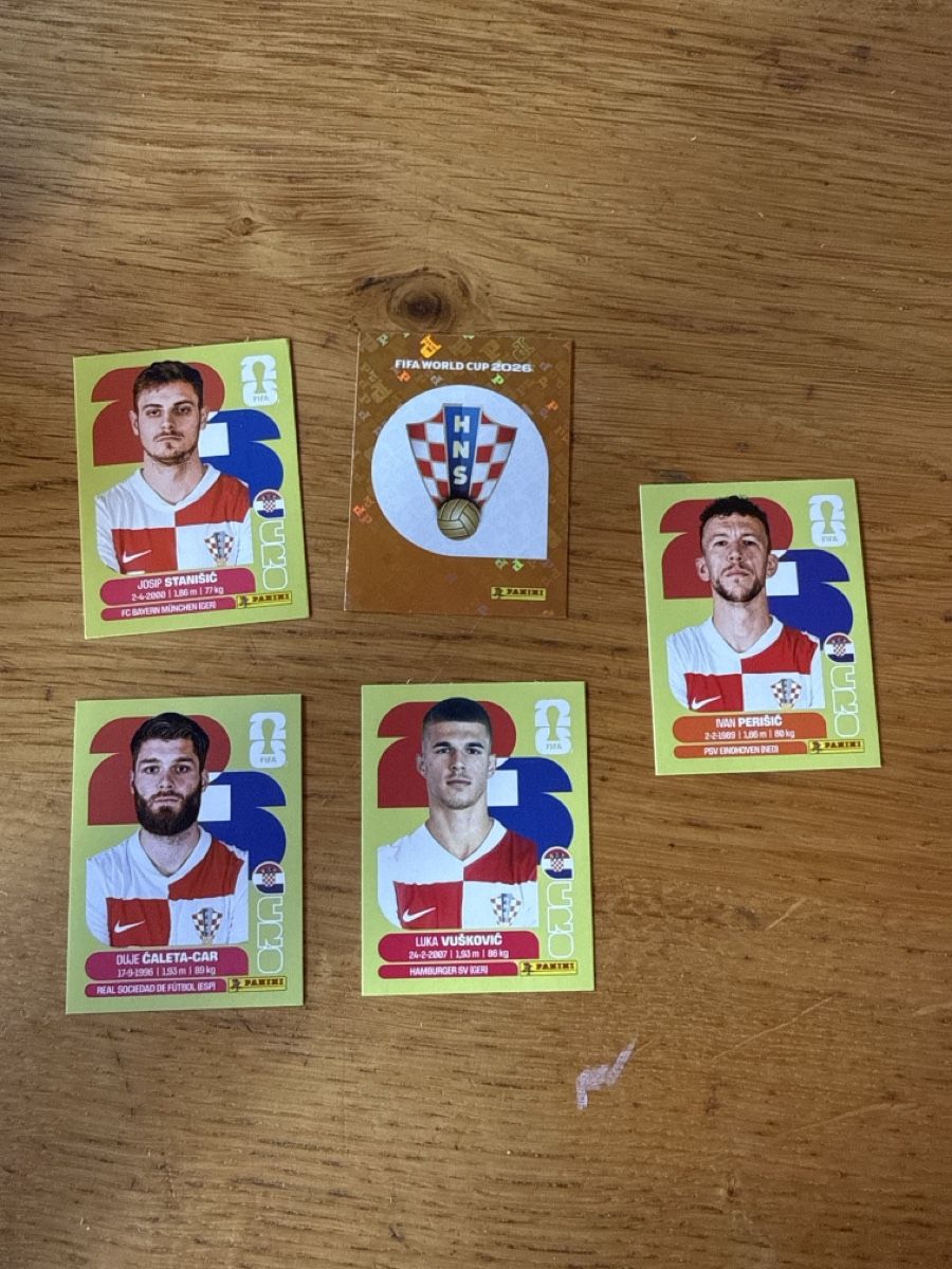 Panini Carte collezionabili: Panini 2026 5er Set CRO – Nuovo (secondo la descrizione) da Masein venduto da Buender45