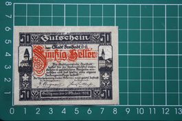 currency voucher austria freisadt 50 heller 1920