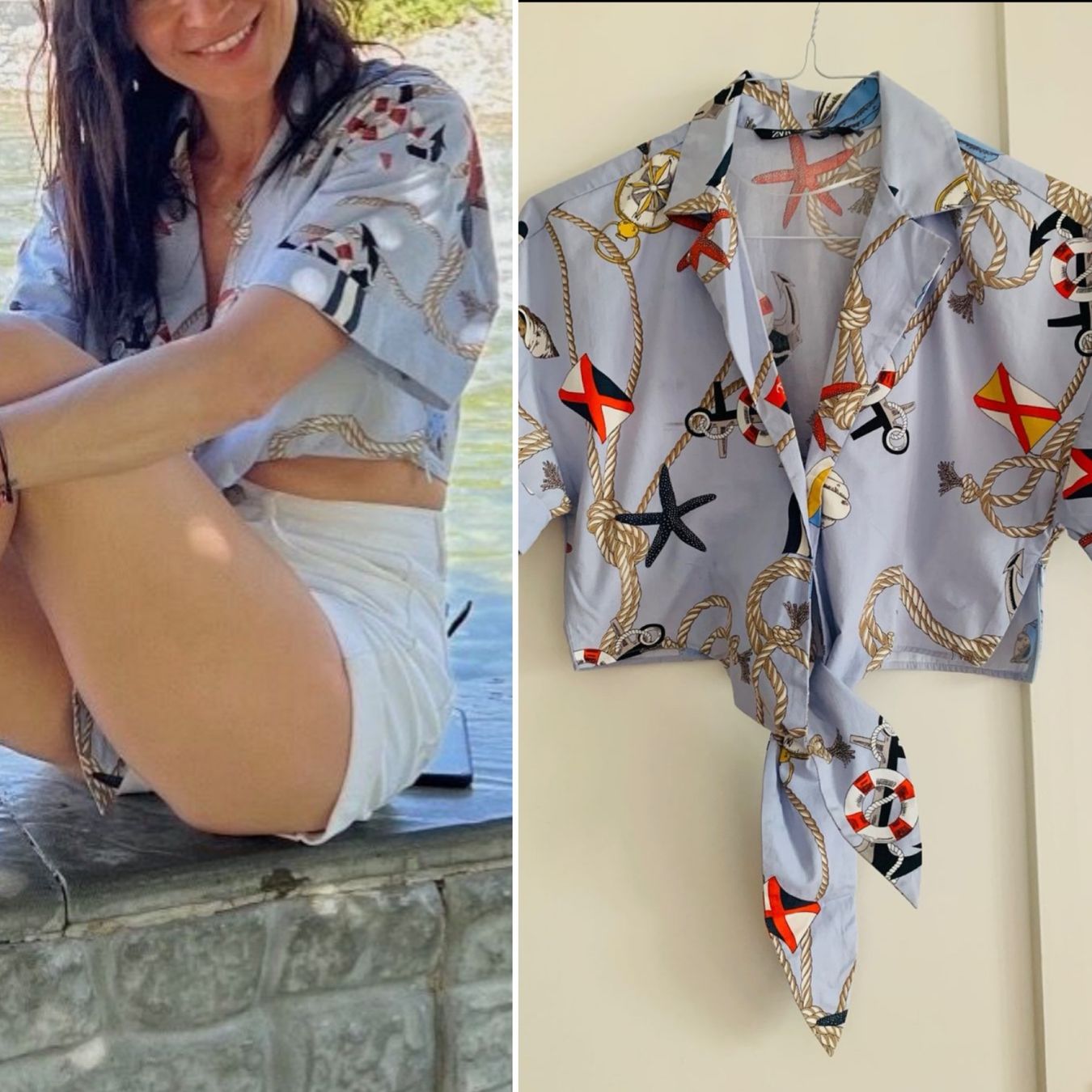 Zara Chemisiers: Zara Crop summer Blouse XS/S – D'occasion à Zürich par Angela_Fashion_Lover 3