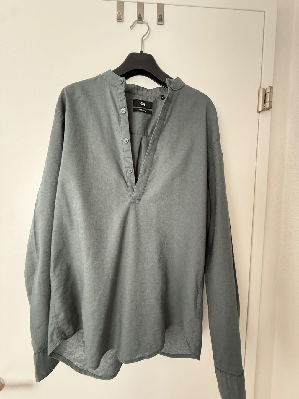 C&A Camicette: Leinen Bluse Army Green – Usato da St. Gallen venduto da di_146