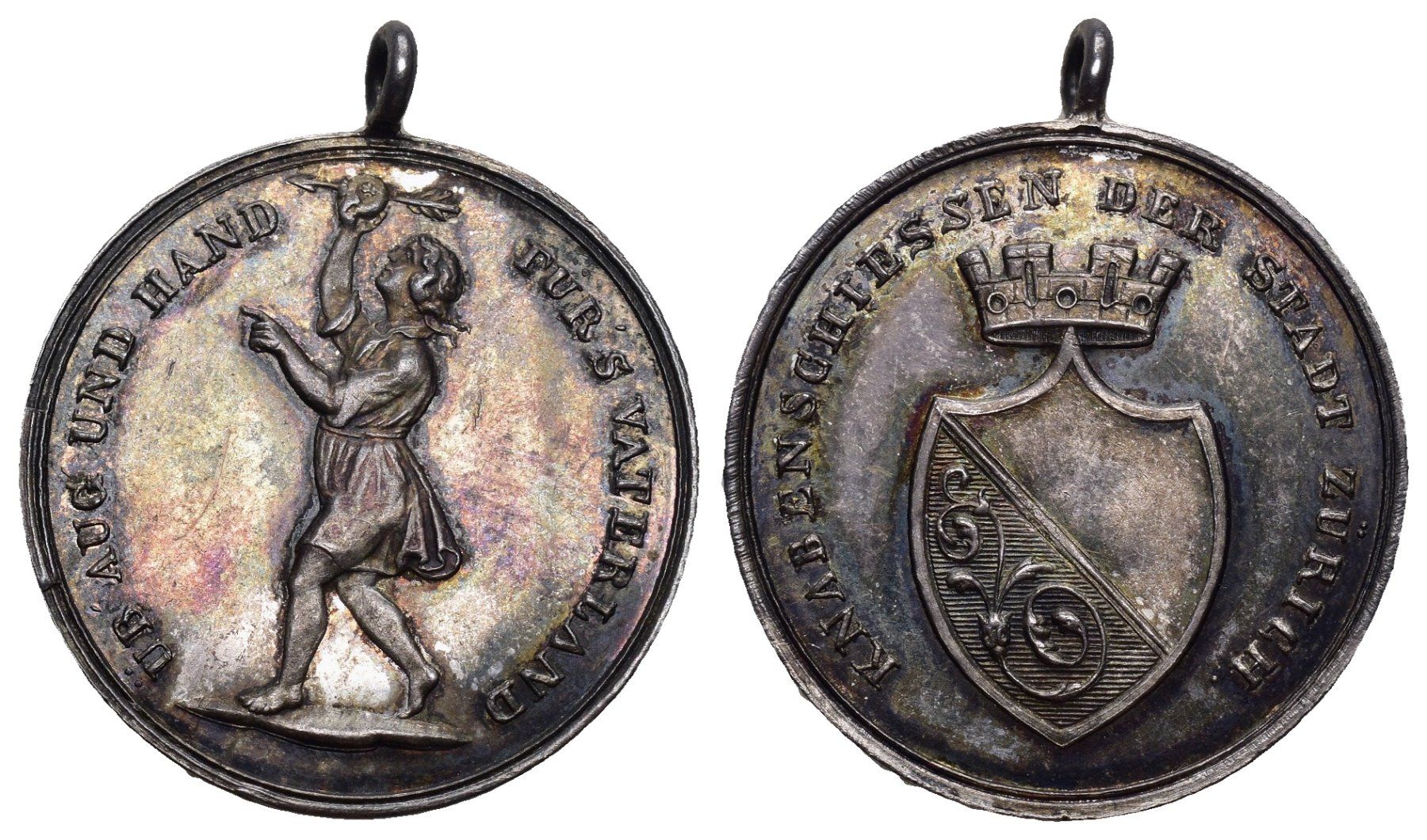Medaillen: Zürich O.J – Gebraucht aus Bern von numismatictops