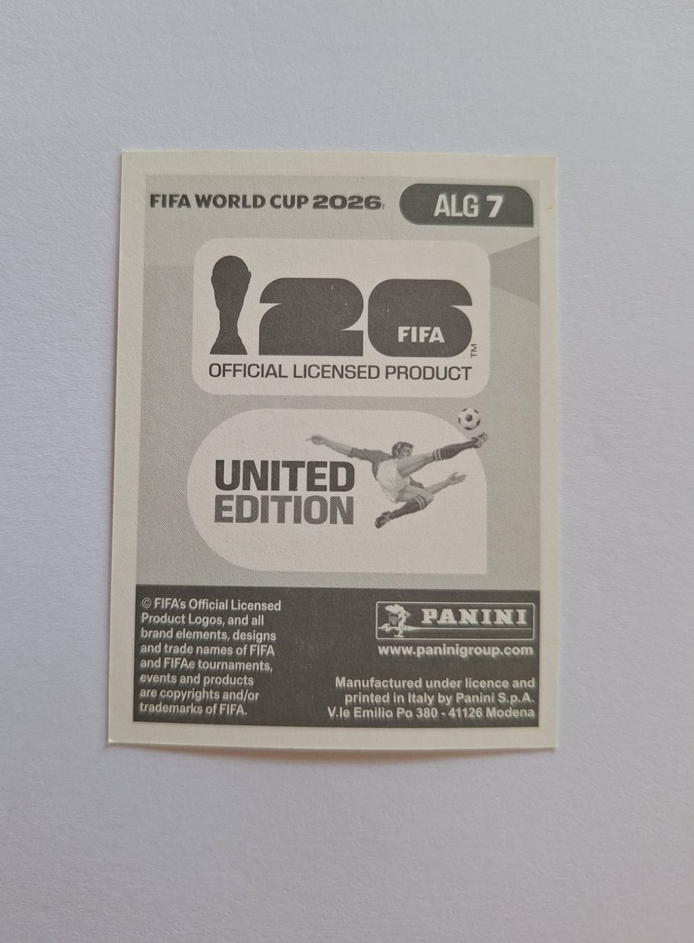 Panini Carte collezionabili: Panini Aïssa Mandi ALG 7 – Nuovo (secondo la descrizione) da Romanens venduto da Crocette 1
