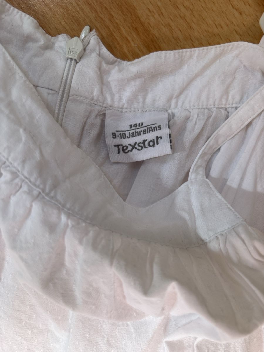 Vestiti & Gonne: Robe blanche été Texstar 9ans – Nuovo (secondo la descrizione) da Lonay venduto da car_l9sk 2