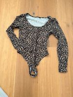Body stampa leopardo manica lunga taglia S