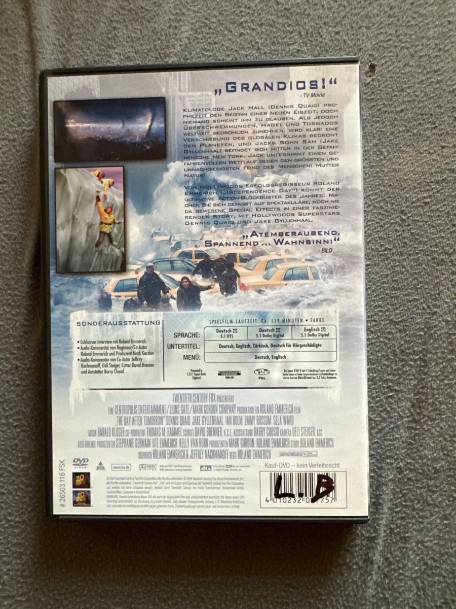 Tutti i DVDs: The Day After Tomorrow – Usato da Zollbrück venduto da playboy_1995 1