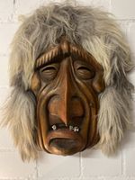 Originale Schweizer Holzmaske zu verkaufen! Handgeschnitzt