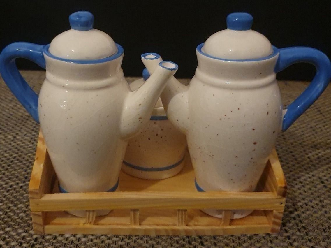Set di piatti: Kleines Set aus Keramik mit Tablett – Usato da Langnau am Albis venduto da jer_pm72 3