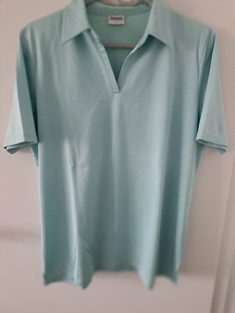 T-Shirt Hellblau Kurzarm Grösse 42