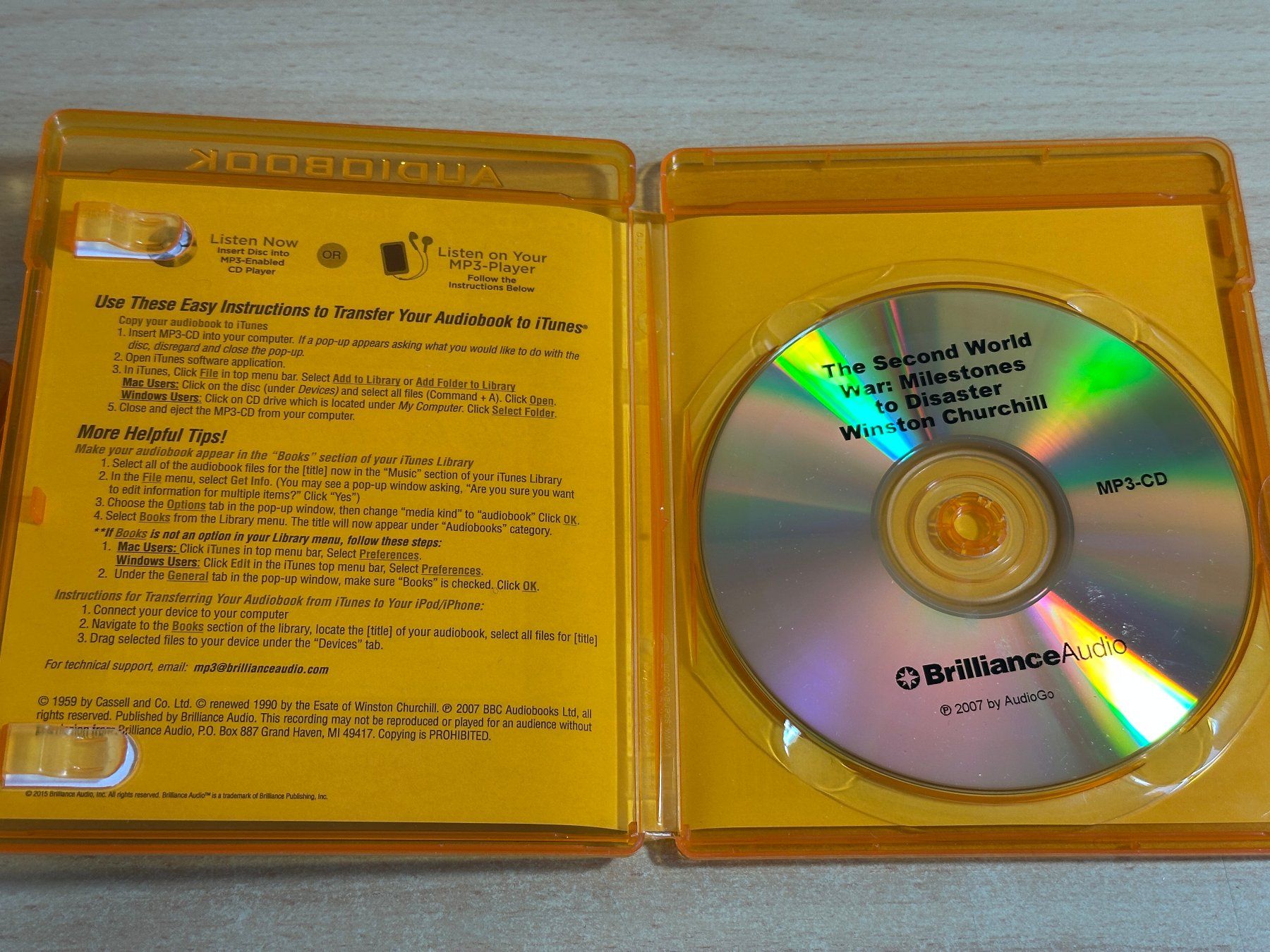 Audiolibri: The Second World War Milestones to Disaster MP3 CD – Usato da Rikon im Tösstal venduto da Alpenmutz 2