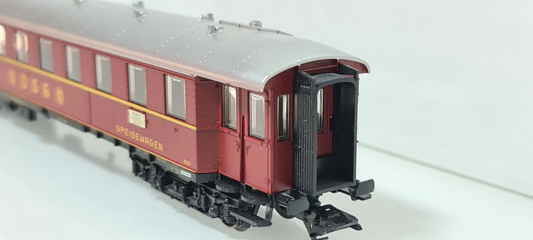 Märklin Modellini di ferrovie: Märklin DSG Speisewagen H0/AC – Usato da Neuenhof venduto da ludovicco 3