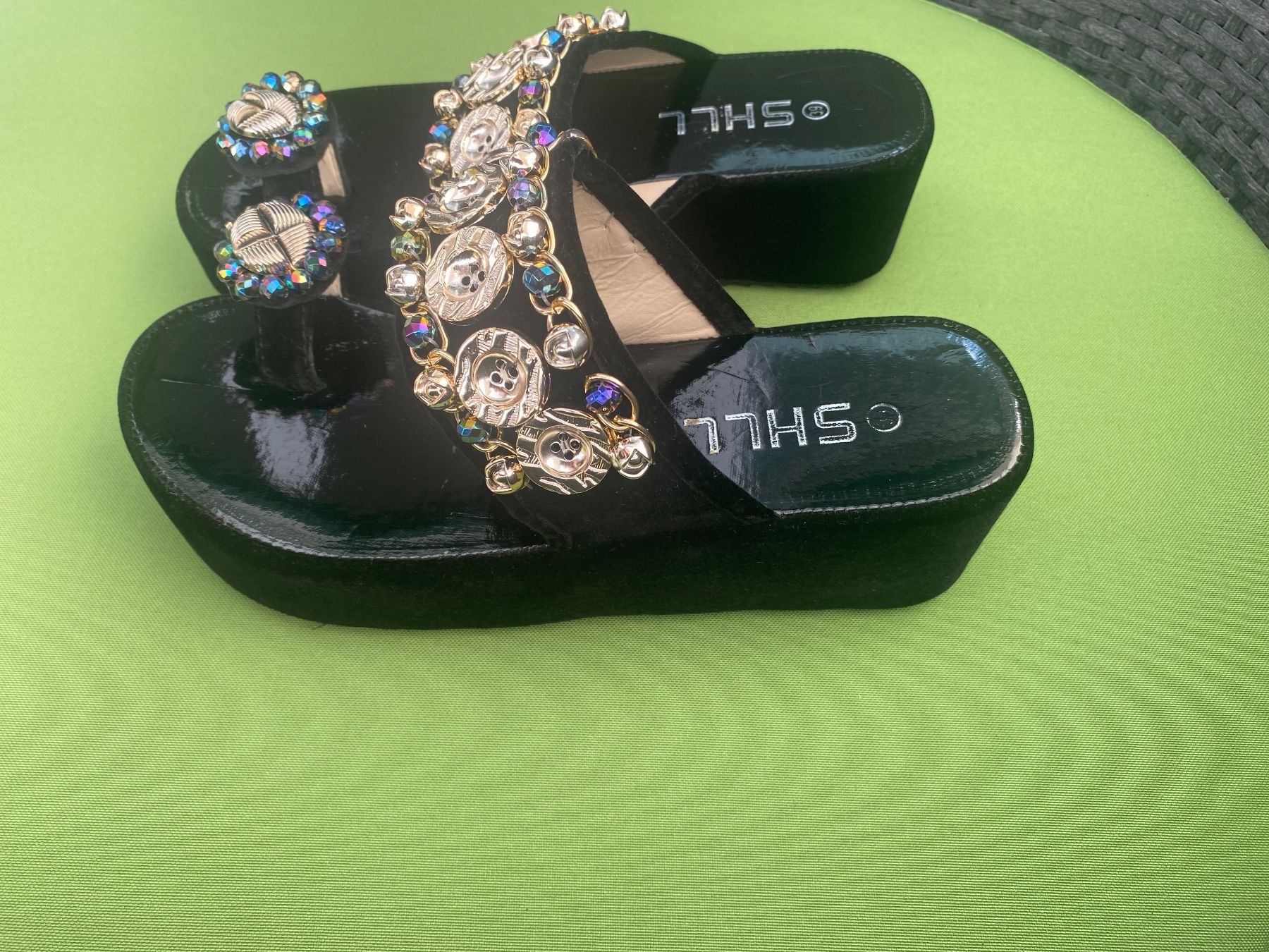 Scarpe da donna: SUMMERTIME - stylische/edle Flip-Flops mit Décor, nero, 39 – Nuovo (secondo la descrizione) da Winkel venduto da ferrari2022