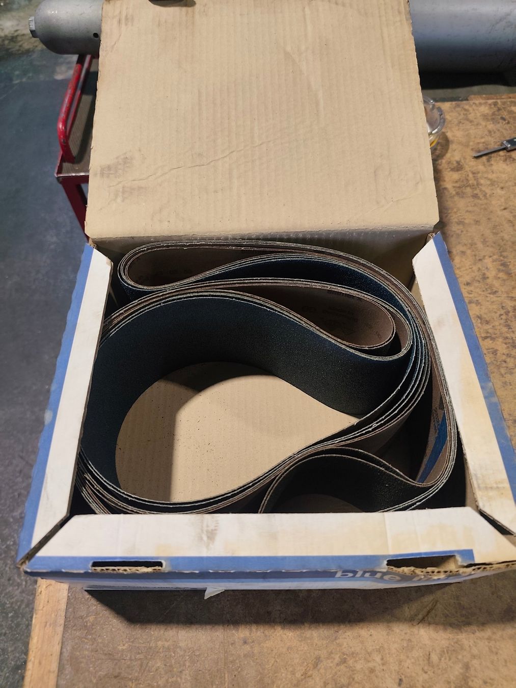Tutti gli attrezzi: 5x Schleifband blue line P60; 100x2000mm – Usato da Arbon venduto da millpoint 1
