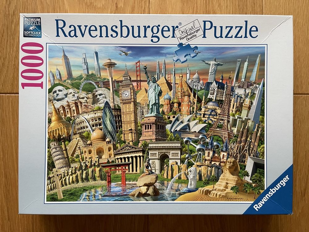Ravensburger Kinderpuzzle „Auf Entdeckungsreise“ – Doppelpack Mit 2x24 Teilen, Inkl. Mini-Poster, Ab 4 Jahren – Fördert Motorik & Konzentration (ca. 26 X 18 Cm)