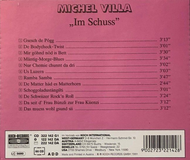 CD: Michel Villa - Im Schuss – Usato da Grüningen venduto da azulmarron 1