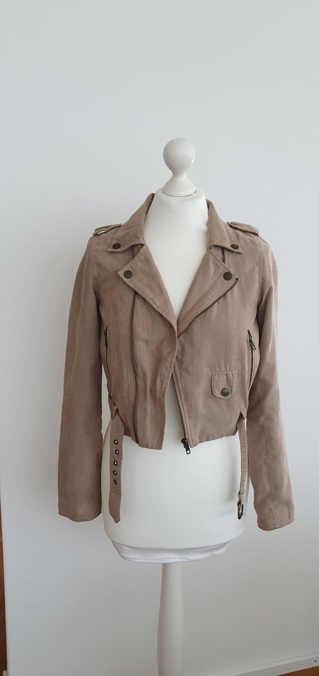 Giacche: Jacke beige Gr. XS Bikerstyle – Usato da Stansstad venduto da InStyle8 7