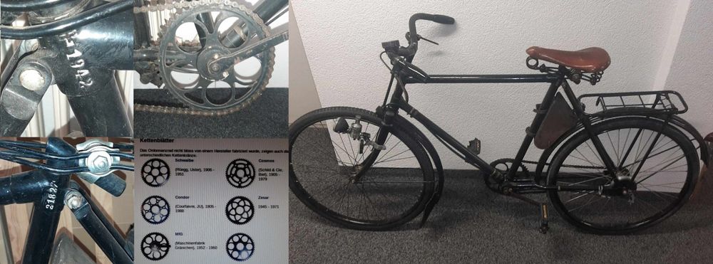 Vélo Ancien Militaire Ou Facteur - Type Tandem - Occasion