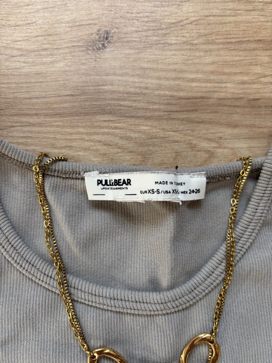 Pull&Bear Top: top beige bull&bear, taille S – Nuovo (secondo la descrizione) da Tavannes venduto da callie.mcli 1