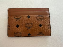MCM Visetos Kartenetui / Card Holder Cognac – Original Leder