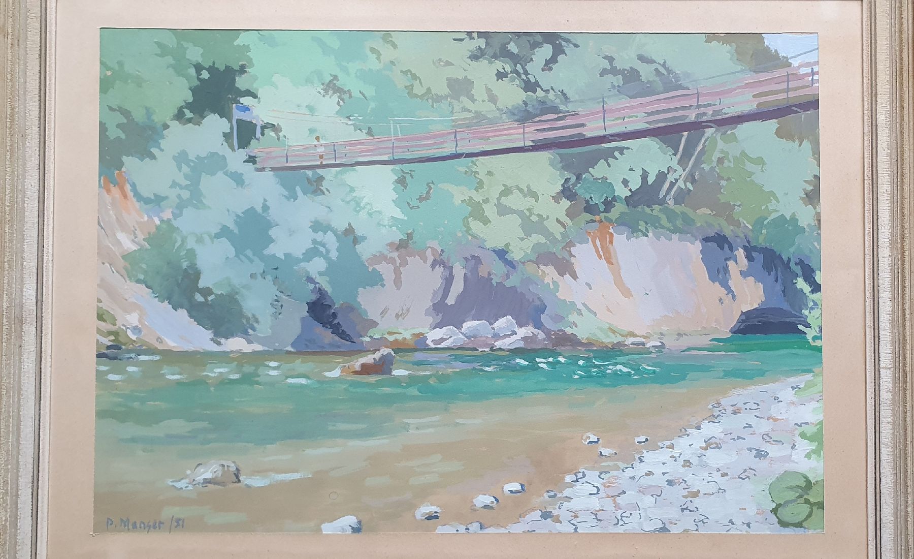 Dipinti: Bild -  P. Manser 1951 - Sitter – Usato da Kreuzlingen venduto da Rschweiz1 6