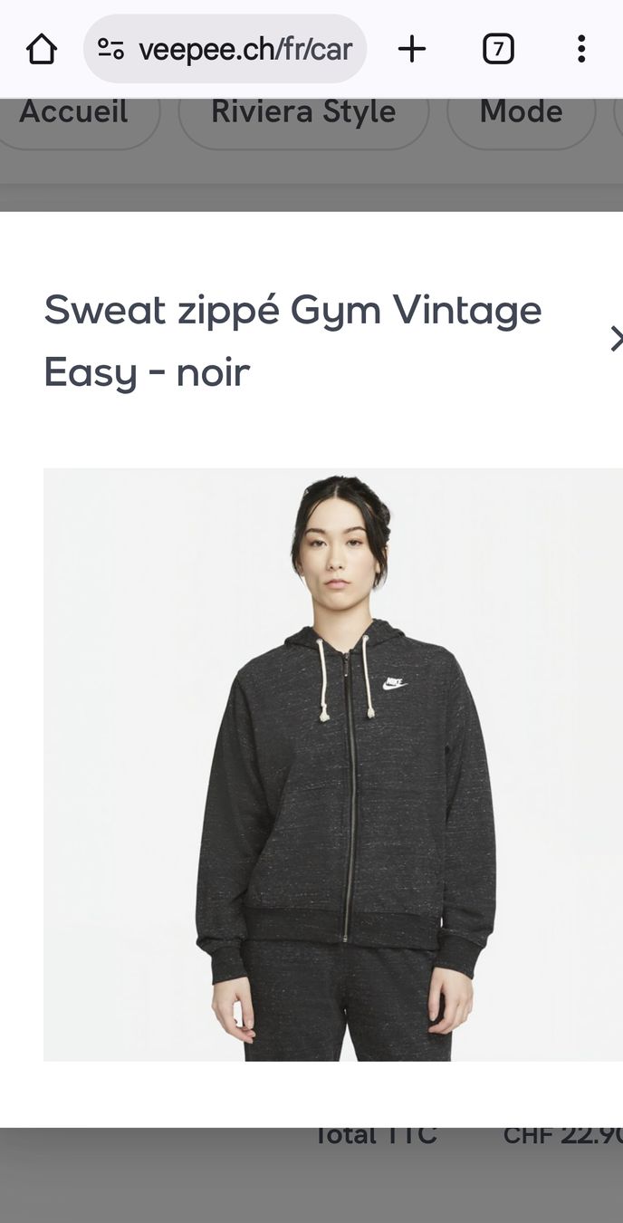Nike Gilet & Giacche senza maniche: Nike jaquette M neuve – Nuovo e nell'imballaggio originale da Estavayer-Le-Lac venduto da zazadavidson