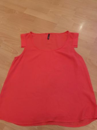 Joli top corail Mango t. 40
