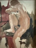 NICOIDSKI R L peinture d ‘un modèle nue 