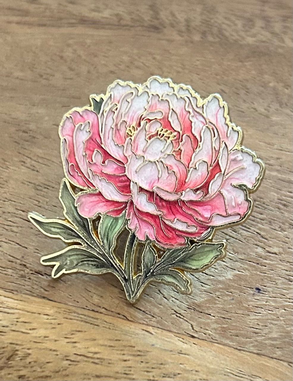 Placchette & Badge: Pin Blume / Rose – Nuovo e nell'imballaggio originale da Geneve venduto da vane267