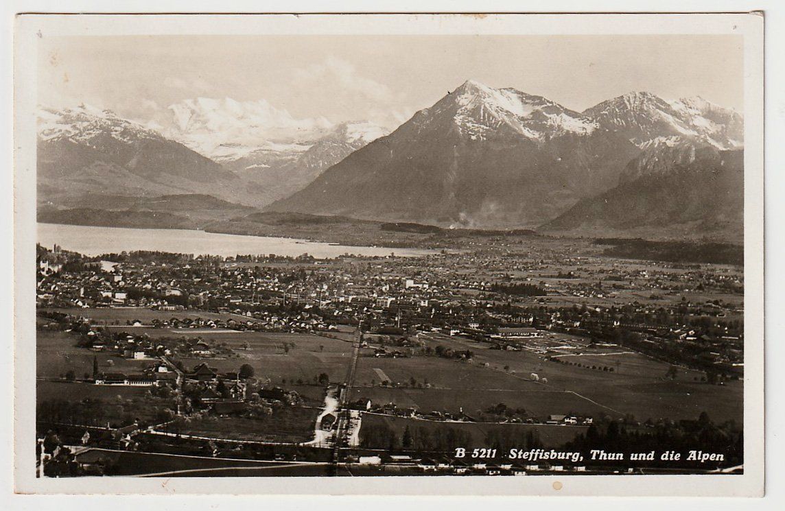 Ansichtskarten: 1940 Ansichtskarte Steffisburg – Gebraucht aus Arlesheim von gaugi43