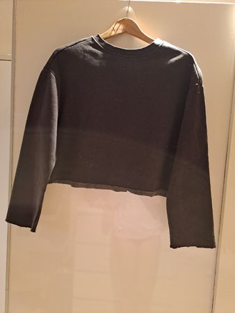 ONLY Crop- Pullover Dunkelgrau Damen gr. S