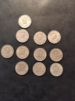 50iger Jahren 11x 50 räppler silber im lot