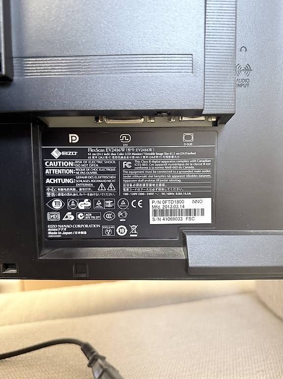 Monitore: EIZO FlexScan EV2416W 24 Bildschirm – Gebraucht aus Sennwald von Cloe_M98 3