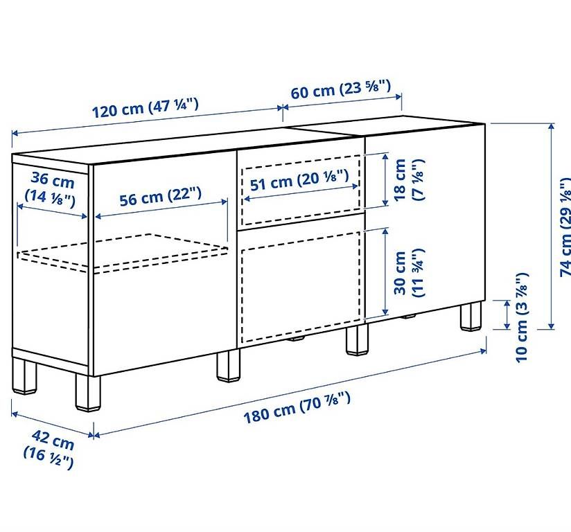 Kommoden: Gebrauchtes Sideboard BESTÅ von IKEA – Gebraucht aus Fislisbach von jud_hgr5 3