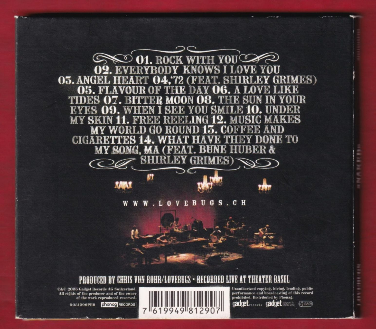 CDs: Lovebugs - Naked (CD) CH-Rock – Gebraucht aus Zürich von Pfluftl2000 1