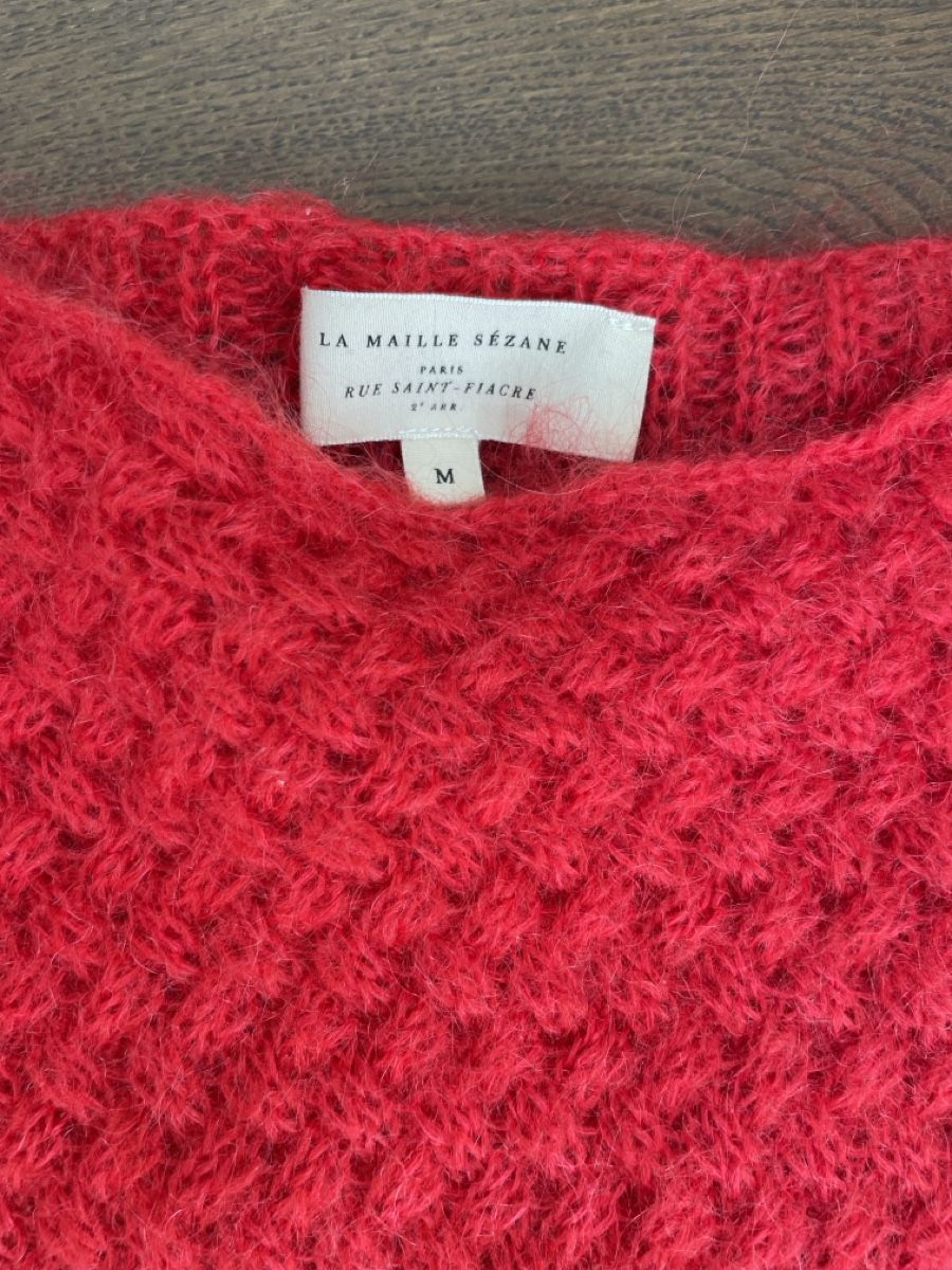 Sezane Pullover & Sweatshirts: Sezane Strickpullover rot - Gr. M – Gebraucht aus Kilchberg BL von steh.kh 1