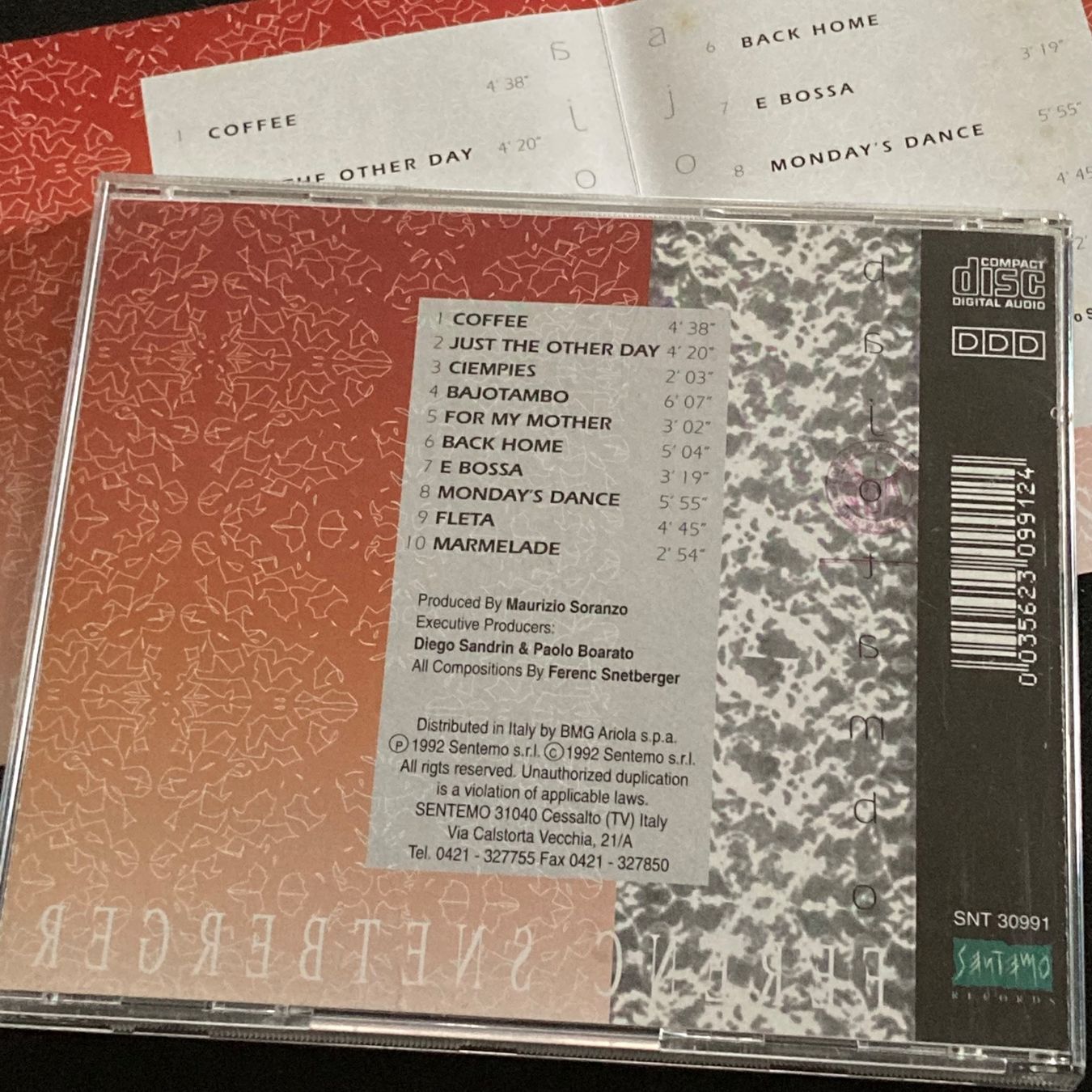 CD: Ferenc Snétberger - Bajotambo – Usato da Bern venduto da Ntsamina 1
