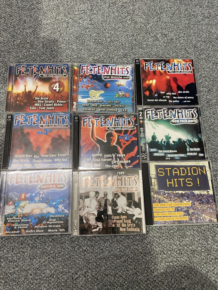 CDs: 9 Doppel-CD Sampler, Fetenjits – Gebraucht aus Diessbach b. Büren von cowansville
