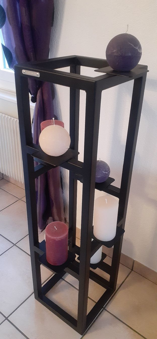Portacandele: Chandelier style industriel V7ARTDESIGN – Nuovo (secondo la descrizione) da Le Locle venduto da CHEGUA 2
