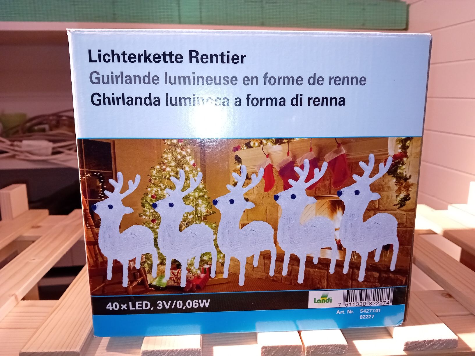 Lichterketten & Leisten: Rentier Lichterkette, Neu & Originalverpackt – Neu und originalverpackt aus Dussnang von kevin0812