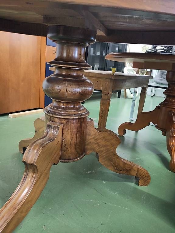 Tavoli: Massivholz Tisch Oval – Usato da Pratteln venduto da Cartonsducoeur_bl 3
