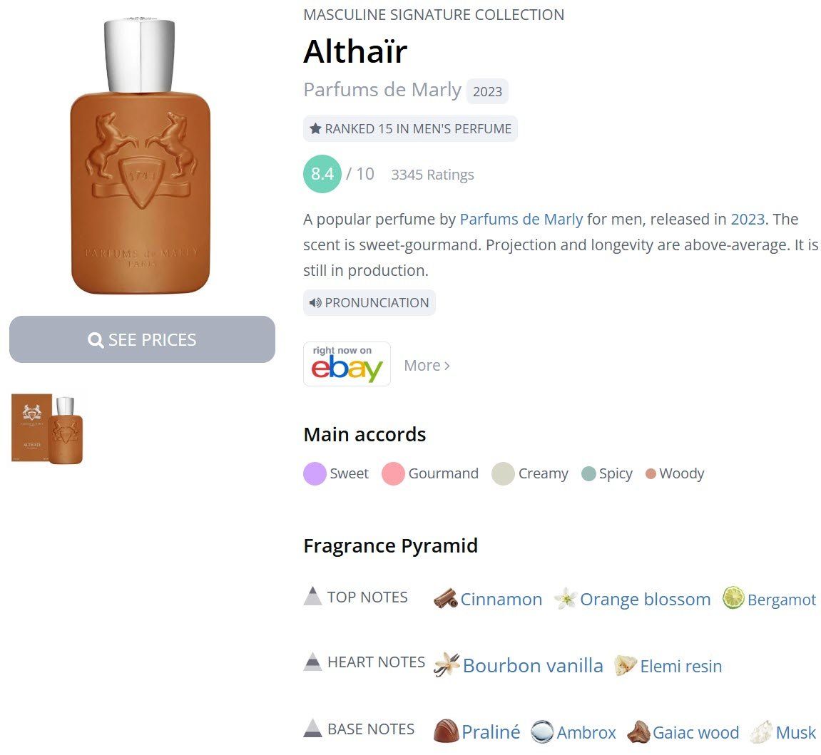 Parfum & Eau de Toilette: Parfums de Marly Althaïr Abfüllung (5ml) – Neu (gemäss Beschreibung) aus Rotkreuz von Muffinman9999 2