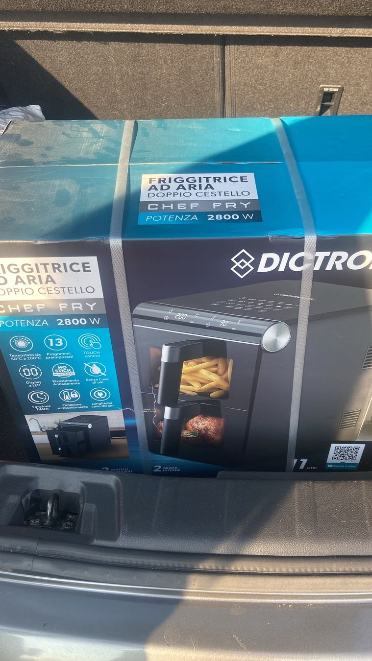 Backöfen: Friggitrice ad aria Made in Italy  – Neu und originalverpackt aus Pregassona von tec_gdd7