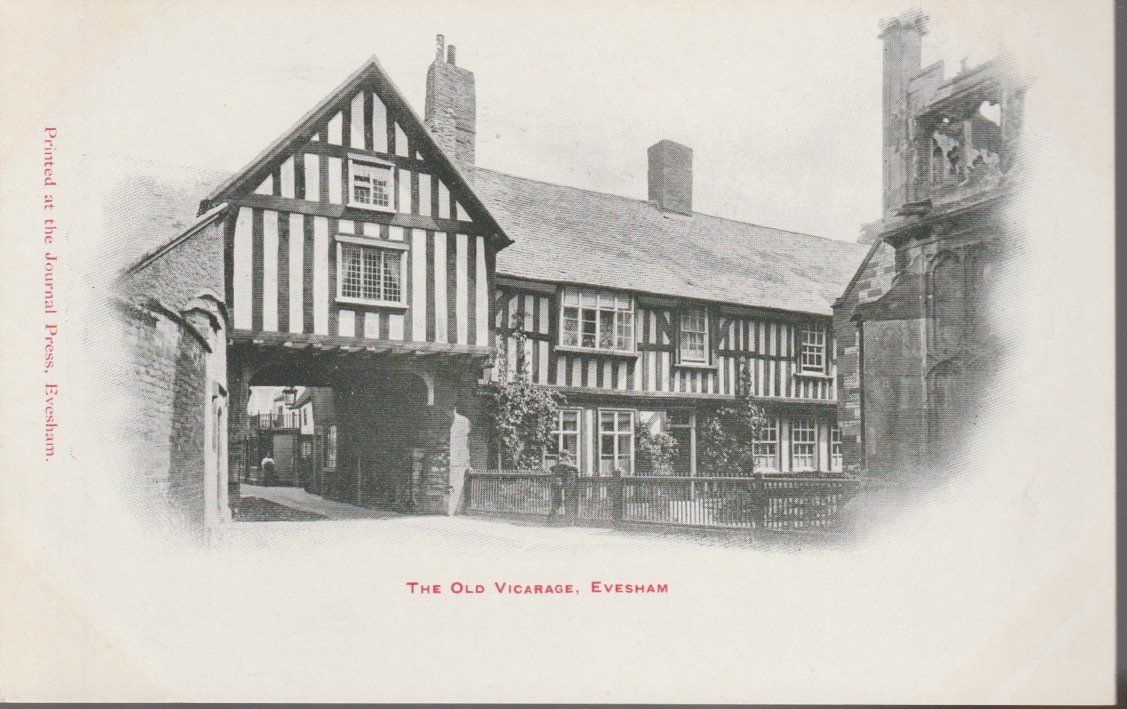 Cartes postales: old UK Postcard EVESHAM - THE OLD VICARAGE Smith's series – D'occasion à Vezia par Aquarius_Age