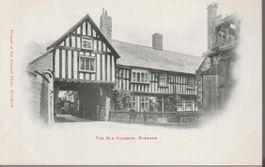 old UK Postcard EVESHAM - THE OLD VICARAGE Smith's series