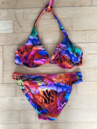 Bikini Gr. 38, bunt, Muster Sommer Swimwear Bikinihose...
